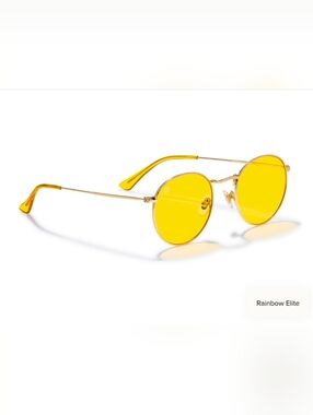 Rainbow OPTX The Round - Radiance Yellow Sunglasses